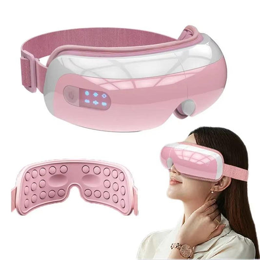 4D Music Electric Eye Massager Hot Compress Air Bag Pressure Vibration Massage Eye Care Instrument Relief Fatigue Improve Sleep